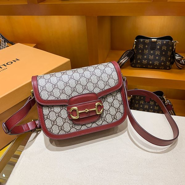 

saddle female luxury versatile one shoulder diagonal small square armpit bag