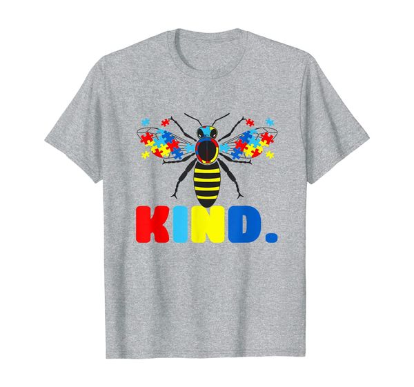 

bee kind autism awareness anti bullying autistic friend gift t-shirt, White;black