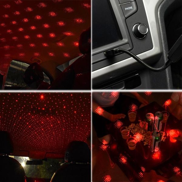 

storage bags star night light mini laser car ambient decoration usb starry atmosphere lamp adjustable led auto lights