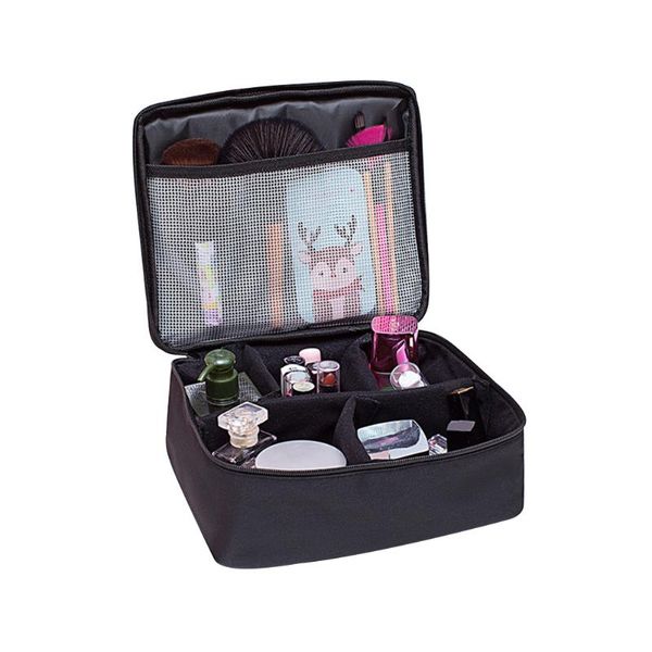 

women waterproof travel makeup storage cases classic colors and simple durable design portable large cosmetic wash bags