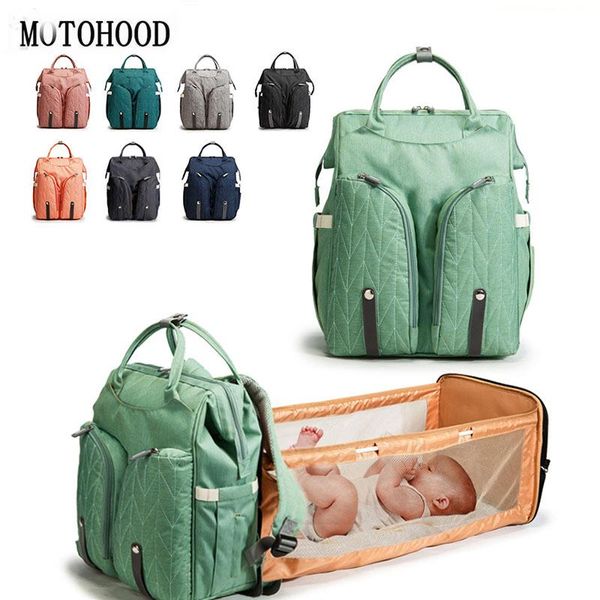 

diaper bags motohood multifunctional baby bed backpack bag maternity pocket kids travel mother nappy