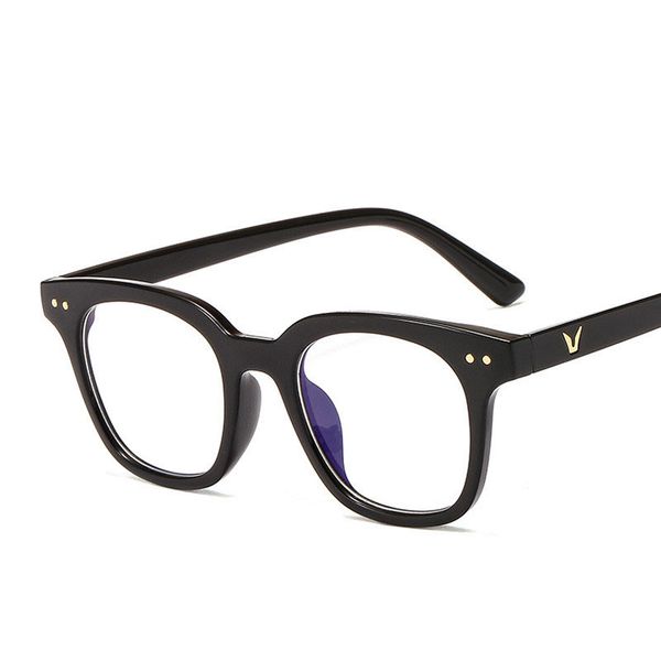 

vintage square anti-blue light glasses frames dots decorated women classic optical clear lens sunglasses frame for men eyewear daily protect, Silver