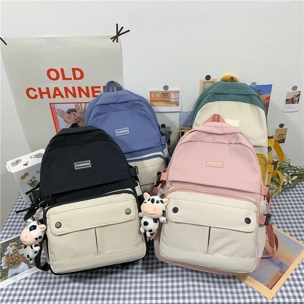 

kawaii school bags for teenager girls women backpack college style fashion backpacks junior high students book bag