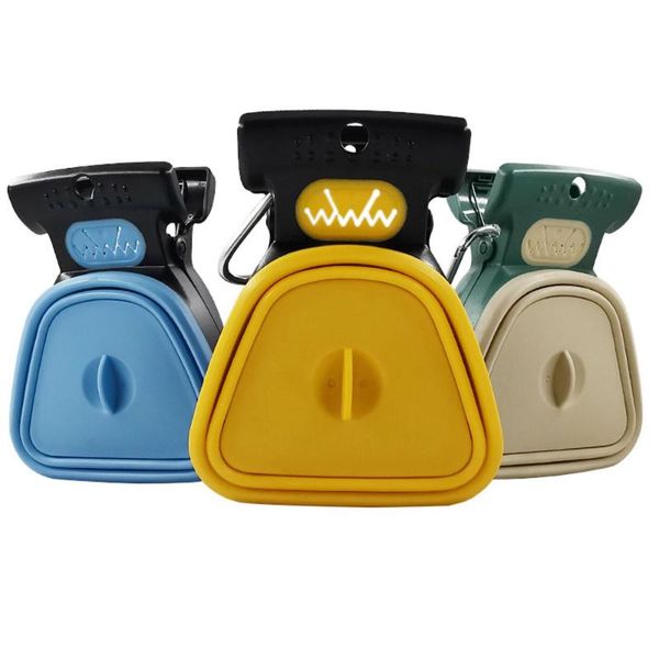 

dog travel & outdoors pet poop bag dispenser foldable pooper scooper with 1 roll decomposable bags pets excreta cleaning tools products