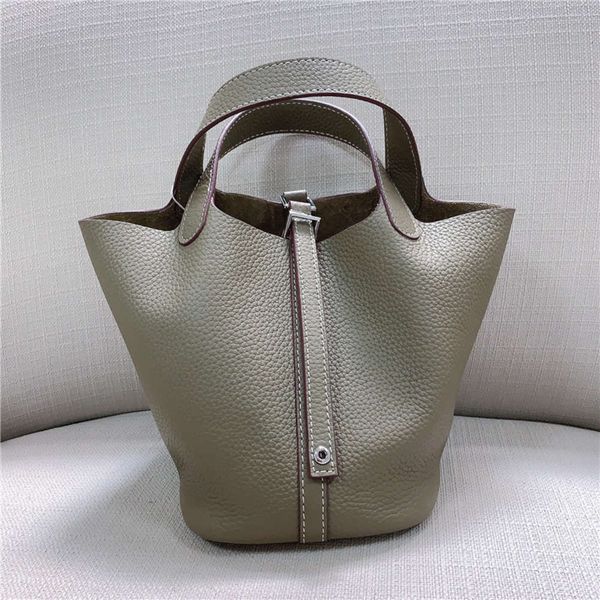 

bag, vegetable basket, hand high end leather, women's bucket bag