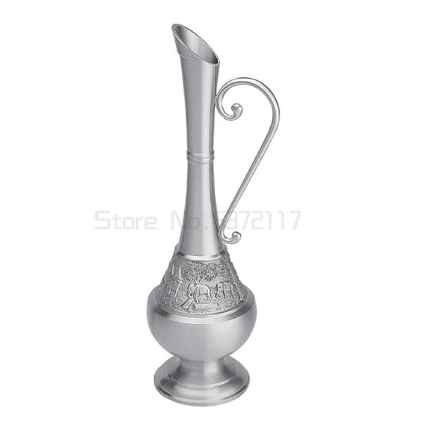 

vases europe ancient tin color big vas vintage vase home decoration alloy metal flowers table for 014