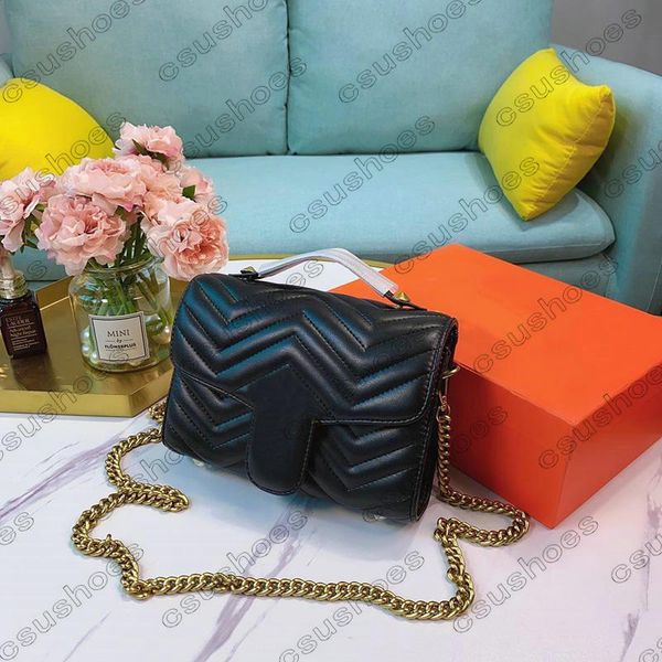 

classic crossbody bag ladies marmont embroidery love women wavy stereoscopic shoulder female luxurys designers leather handbag