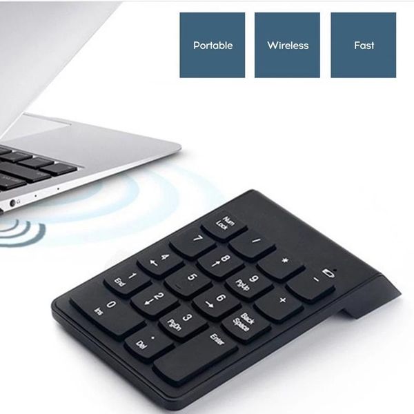 

keyboards portable universal type bt without wire numeric keyboard with built-in usb receiver