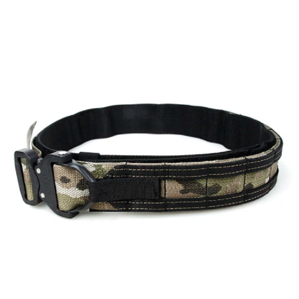 

tmc3215-mc tactical belt cs outdoor training hunting 1.75 inch fighter waist support, Black;gray