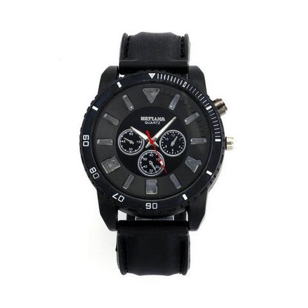 

wristwatches rich tree men's watch fashion led illuminated 49mm large dial quartz sports and women's style brand blue, Slivery;brown
