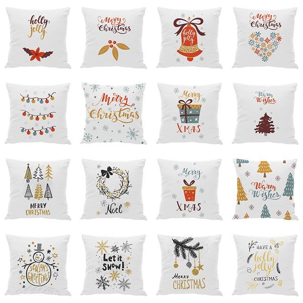 

pillow case 2021 short plush christmas sofa bedroom car bay window decoration cushion cover