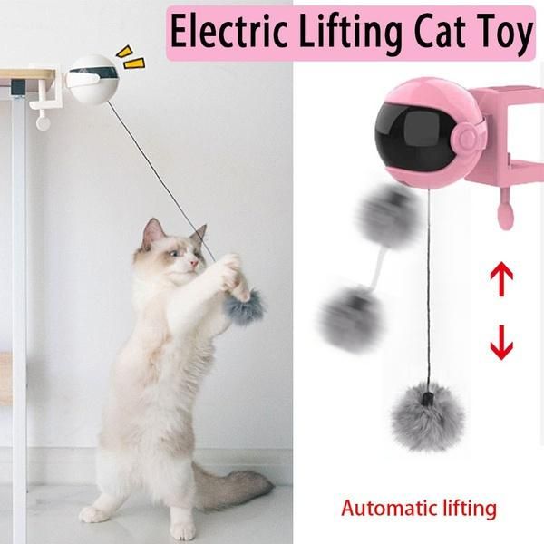 

cat toys funny pet toy automatic swing lifting stick electric smart ball tease