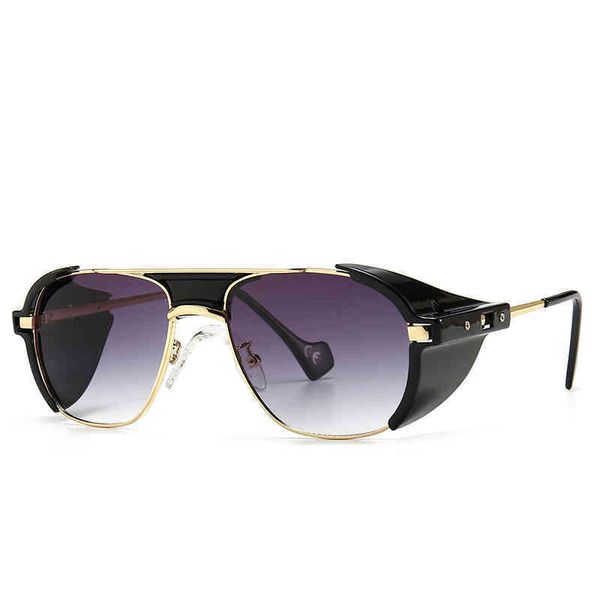 

new modern punk sand proof sunglass ins wind street sunglass 86225, White;black