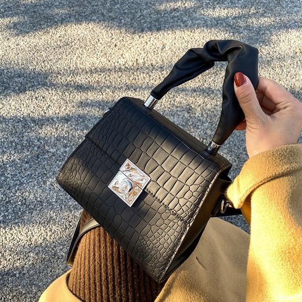 

evening bags 2021 fashion women handbag letter shoulder female tote pu leather crossbody small flap bag
