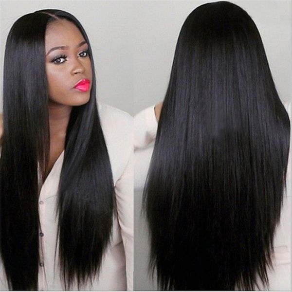 

change gradual wig female black medium length curly long straight big wave chemical fiber hair headgear
