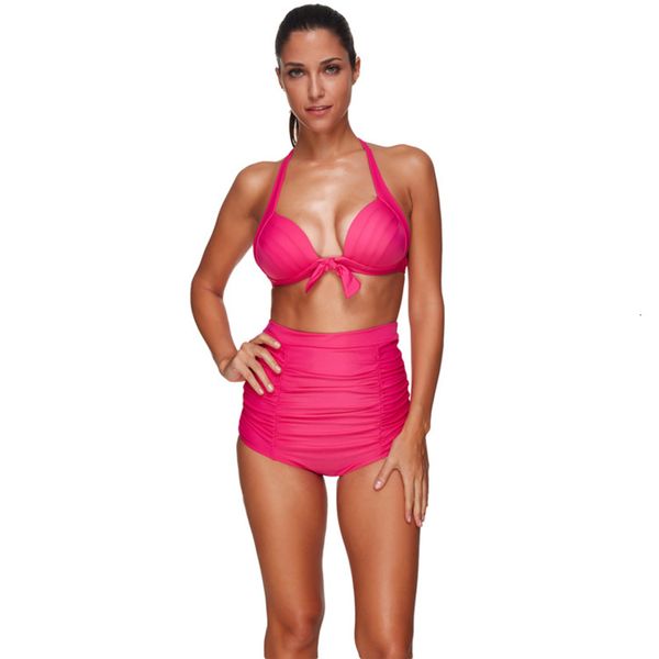 

swimsuit printed spring split high waist bikini b16717, White;black