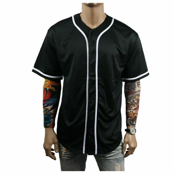 

custom black/white baseball jersey 101, Blue;black