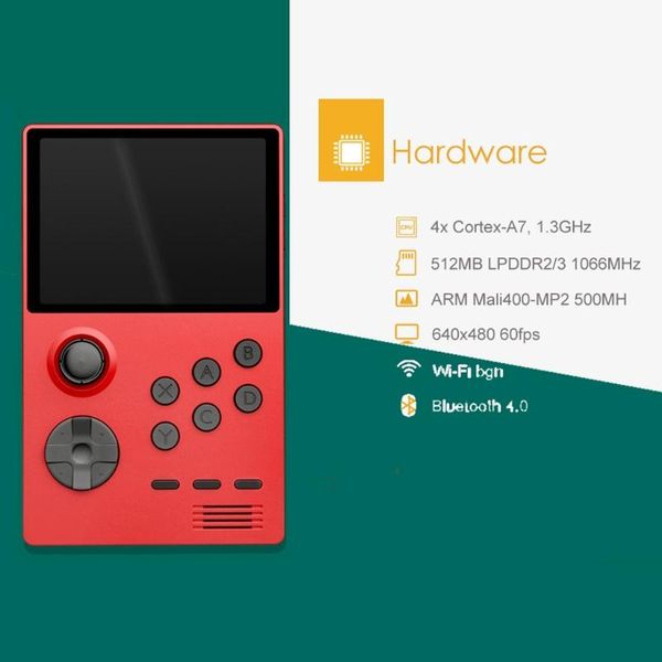 

mini gamepad retro game player console handheld built-in 2000 games 3.5 inch p9ye portable players