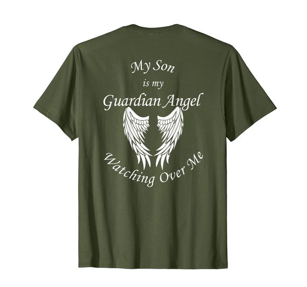 

Son Guardian Angel Shirt - Memorial Gift For Loss of Son T-Shirt, Mainly pictures