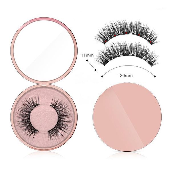 

genailish magnetic eyelashes kit handmade natural waterproof crul long 5 magnets makeup set false lashes 1 pairs1