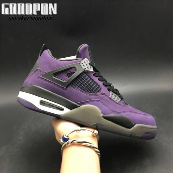 

jumpman 4 4s fashion shoe purple mens basketball shoesa56