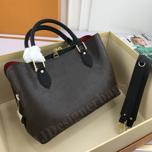 

luxurys designers handbags bags old flower pattern women tote brand letter genuine leather shoulder crossbody bag