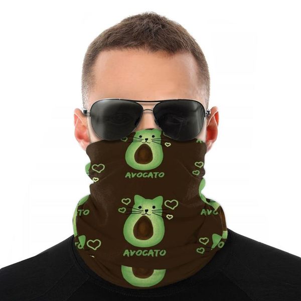 

scarves cuty avocato is here magic scarf neck face mask fashion tube balaclava bandana multi-functional headband biking hiking, Blue;gray