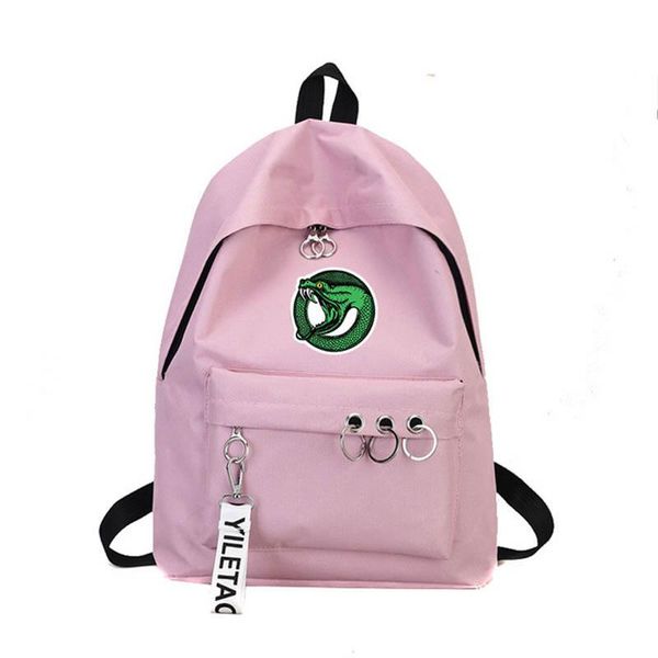 

backpack riverdale south side women men hip hop harajuku canvas school bag tv show travel key ring femme