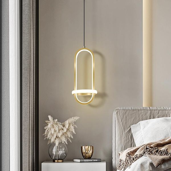 

pendant lamps nordic home decor ring lights led lamp living room bedside indoor lighting suspension bedroom hanging light fixtures