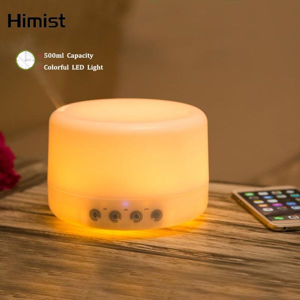 

essential oils diffusers large capacity 500ml oil diffuser touch sense button control colorful led light electric aroma difusor air humidifi