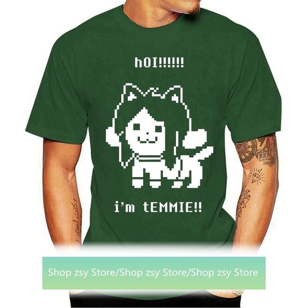 

women's t-shirt undertale temmie - im temmie tagless tee, White