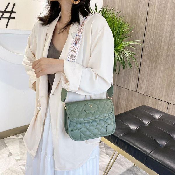 

shoulder bags 2021 fashionable diamond lattice one crossbody for women harajuku korean style mini handbags bolso mujer