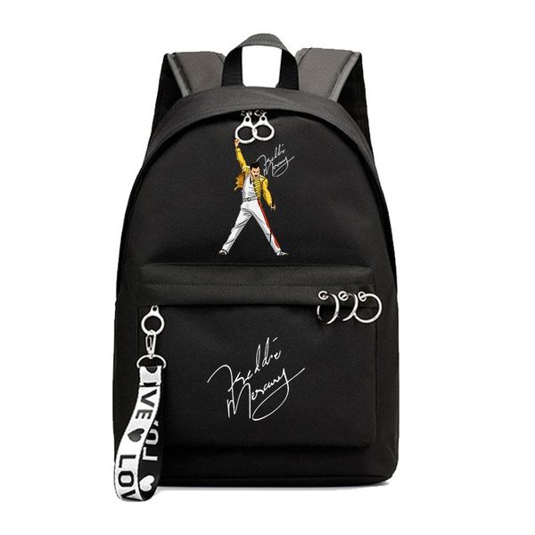 

backpack freddie mercury misses printed school bags for girls