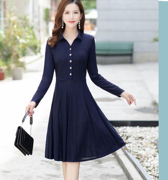 

2021 summer fashion long sleeve women's dress @110, Black;gray