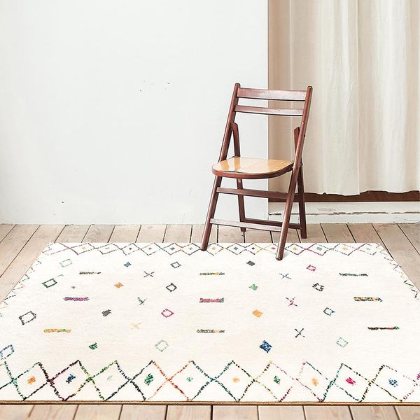 

carpets morocco boho shaggy carpet and rug for home living room bedroom cotton polyster thick colorful soft kids tatami mat