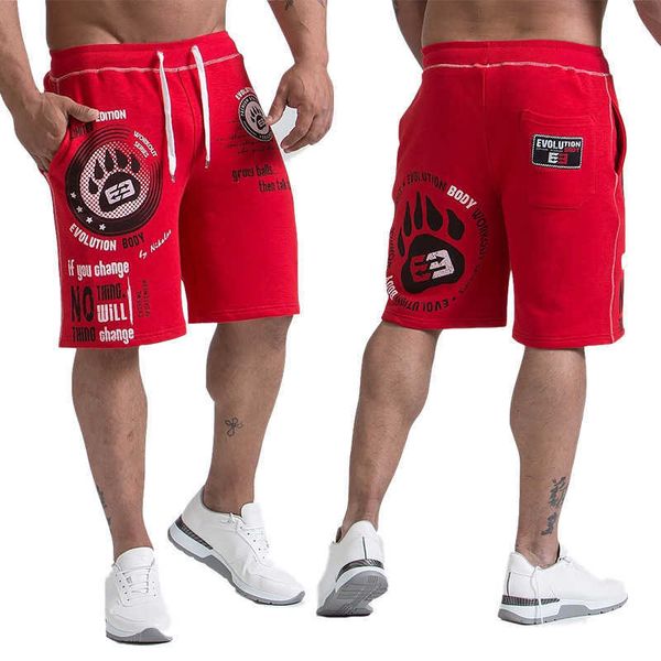 

shorts men's calf-length summer fitness bodybuilding casual joggers workout brand sporting short pants sweatpants sportswea, White;black