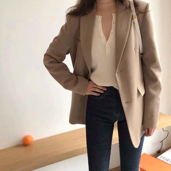 

suit jacket women spring and autumn korean casual fashion single-breasted blazers jackets women's suits &, White;black