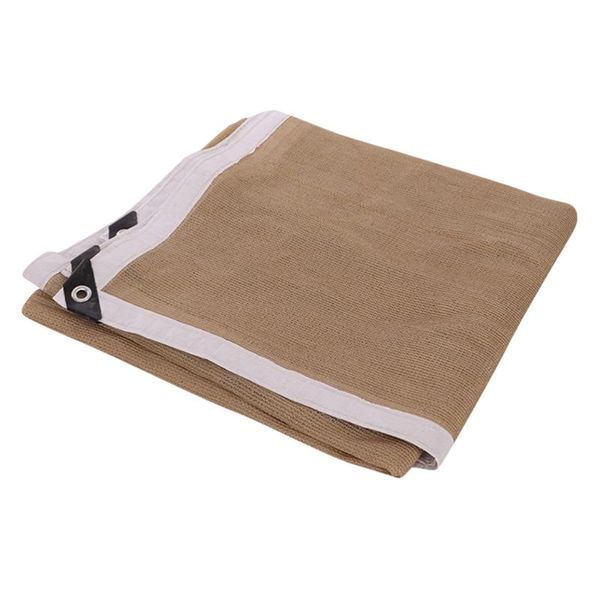 

shade 1pc sun block screen outdoor net thickening protector (beige)