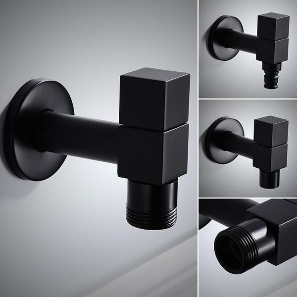 

bathroom sink faucets black all copper washing machine faucet square mop pool taps