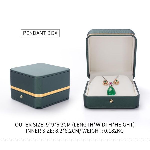 

jewelry pouches, bags green pu leather earring packaging storage box luxury ring necklace bracelet for women wedding engagement gift organiz, Pink;blue