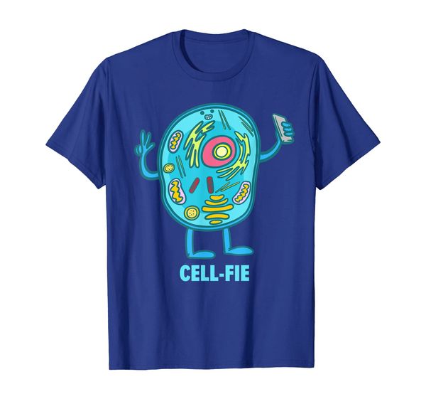 

cell-fie funny pun science chemistry cell selfie shirt gift, White;black