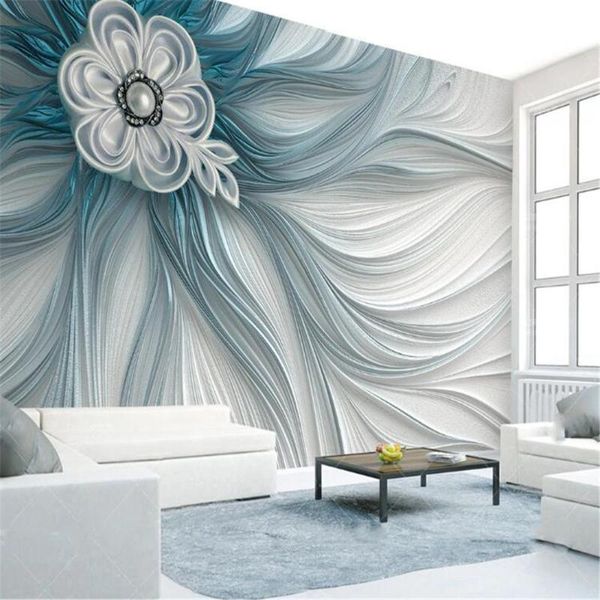 

wallpapers milofi customized large wallpaper mural abstract atmosphere creative relief striped lines modern fashion 3d background wall