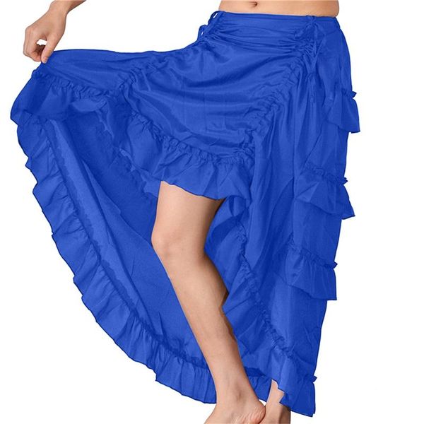 

women's swimwear midi skirts womens maxi skirt steampunk goth lolita summer high waisted asymmetrical ruched ruffle mujer faldas 4, White;black