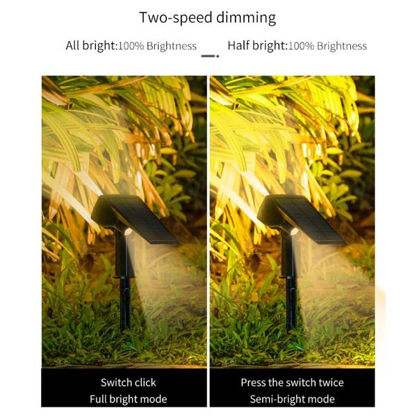 

solar lamp waterproof garden light lights landscape spotlights est 43led lawn lamps