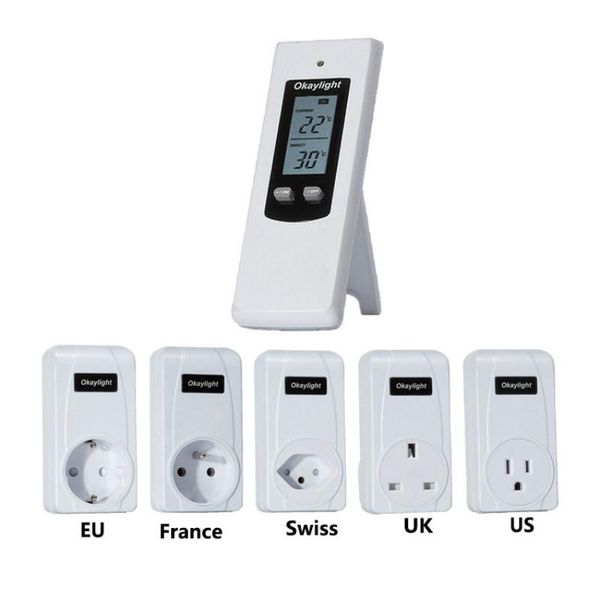 

smart home control wireless digital thermostat temperature wifi 220v lcd display controller socket