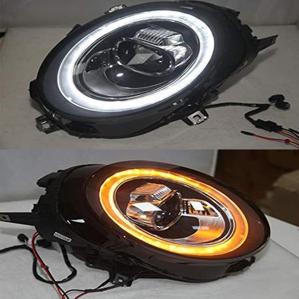 

car headlights led headlight for mini cooper f56 2013-2021 year front lamp assembly