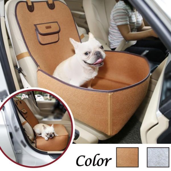 

pet car carrier seat cover soft waterproof puppy basket anti-slip dog cat outdoor travel protector covers
