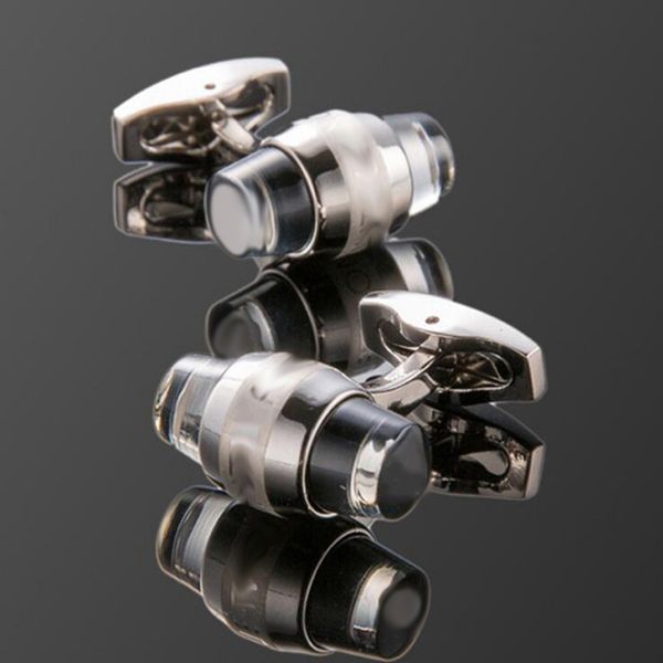 

l-m07 designer jewelry french shirt cuff links crystal cufflinks wholesale price, Silver