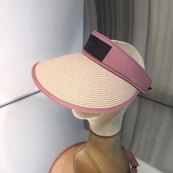 

wide brim hats 2021 empty hat. shade fashion. high quality, Blue;gray