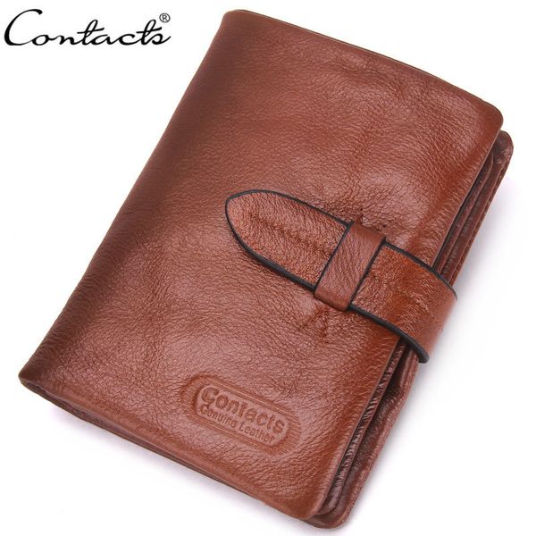 

wallet black angel men's purse leather fashion casual buckle bag, Red;black